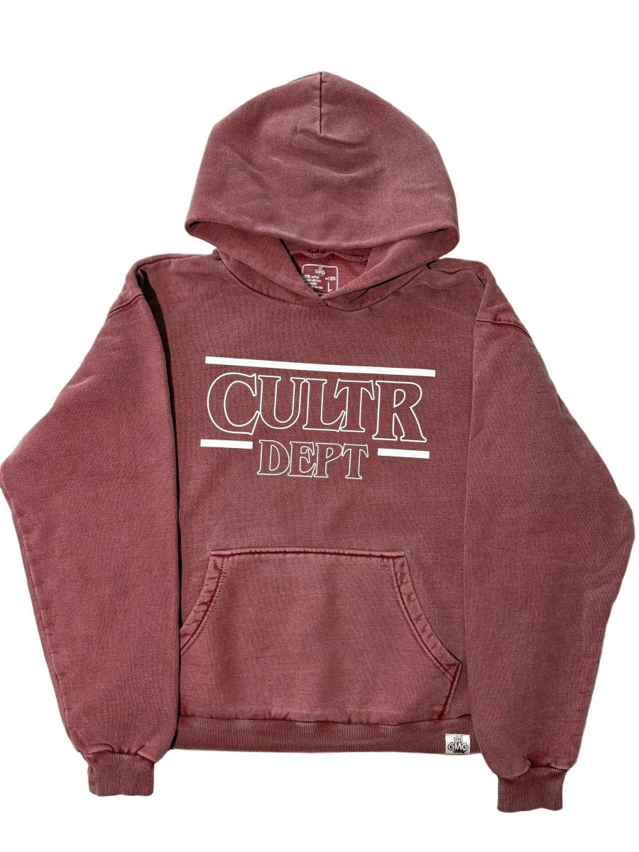 CULTR Dept. vintage hoodie Maroon - CMC Clothing